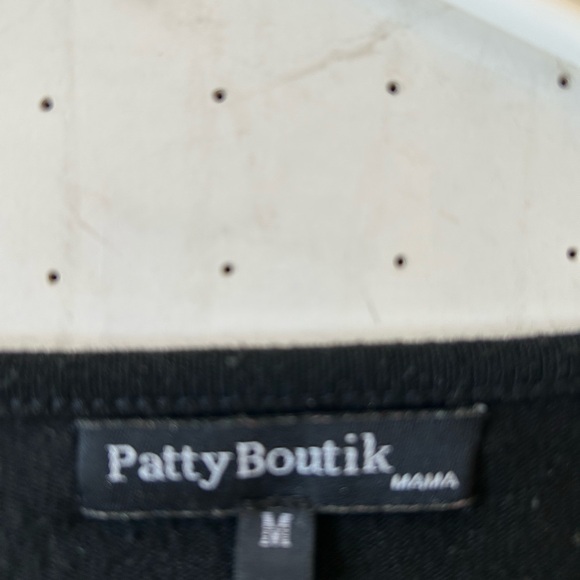 PattyBoutik Women’s Black Maternity Top Size M. - Picture 2 of 2
